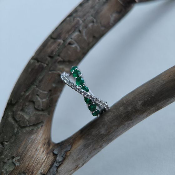 Срібна каблучка з агатом 0.983ct