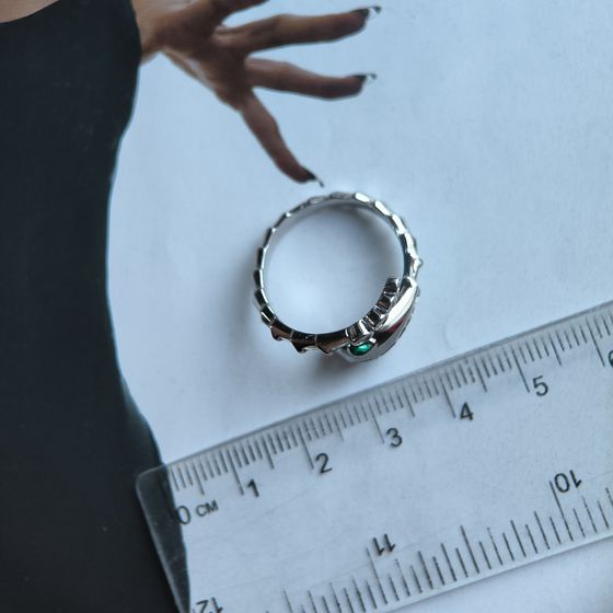 Silver Ring with Fianites