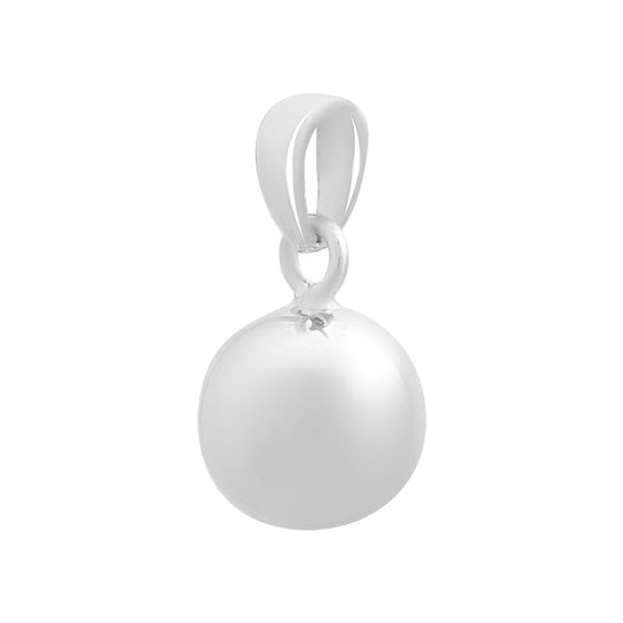 Silver pendant without stones