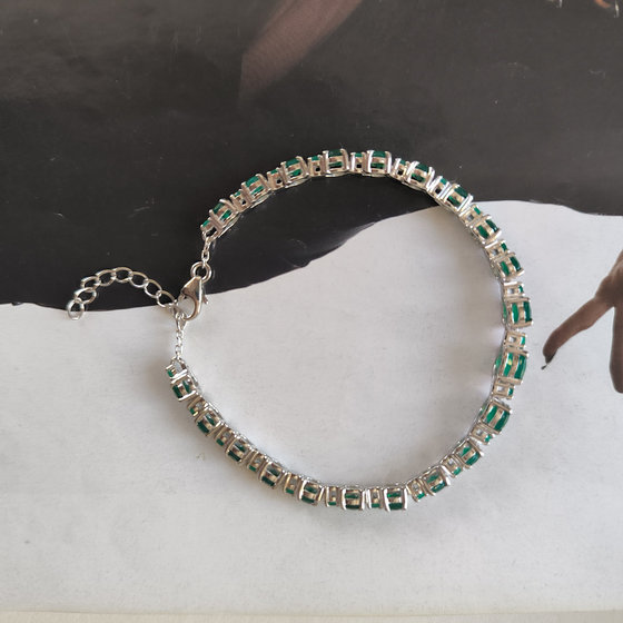 Срібний браслет з агатом 6.338ct