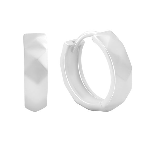 Срібні сережки без каменів