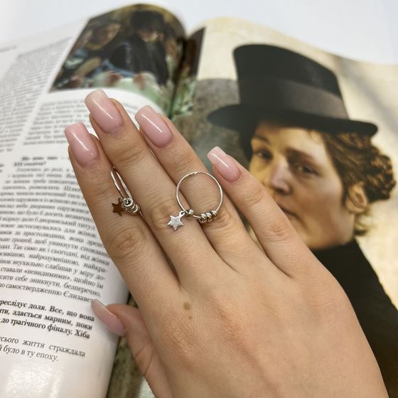 Срібні сережки без каменів