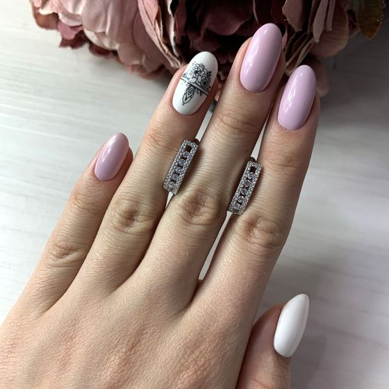 Silver Earrings with Fianites