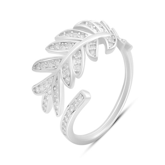 Silver Ring with Fianites