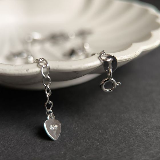 Silver bracelet without stones