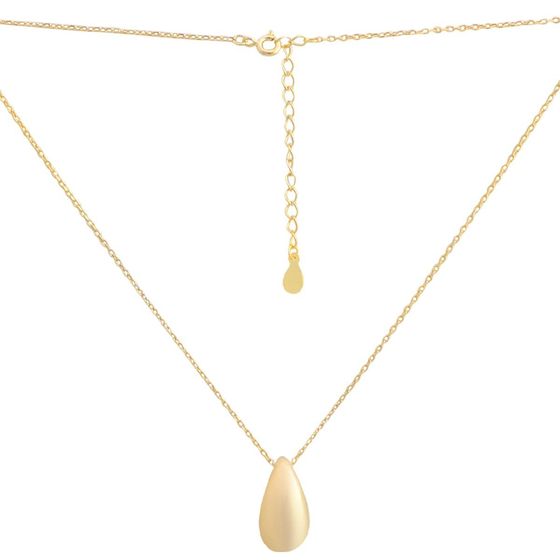 Silver necklace without stones