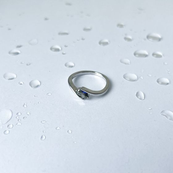 Серебряное кольцо с мистик топазом 0.642ct