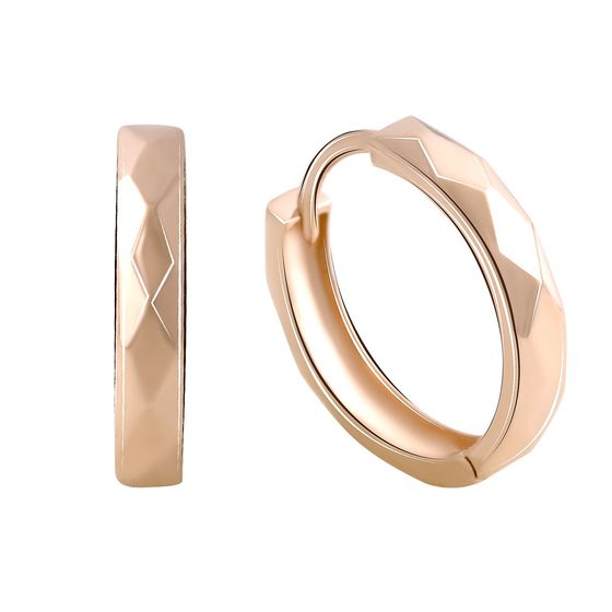 Золотые серьги без камней