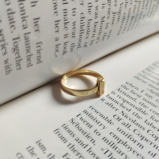 Золотое кольцо без камней