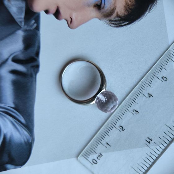 Silver Ring with Fianites