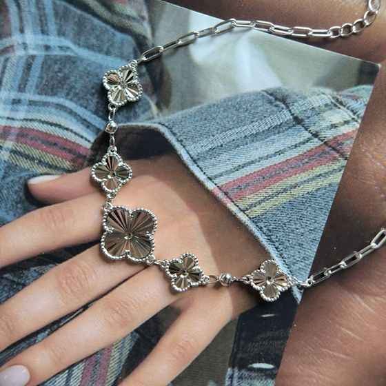 Серебряный браслет без камней