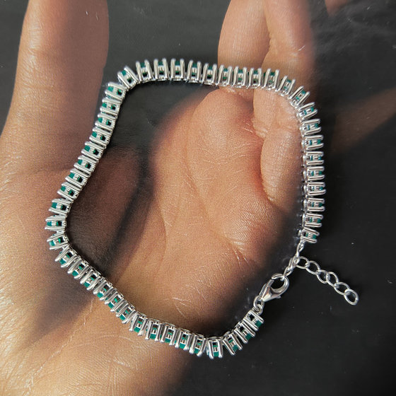 Silver bracelet with agate 5.215ct