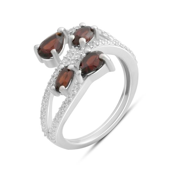 Срібна каблучка з гранатом 2.325ct