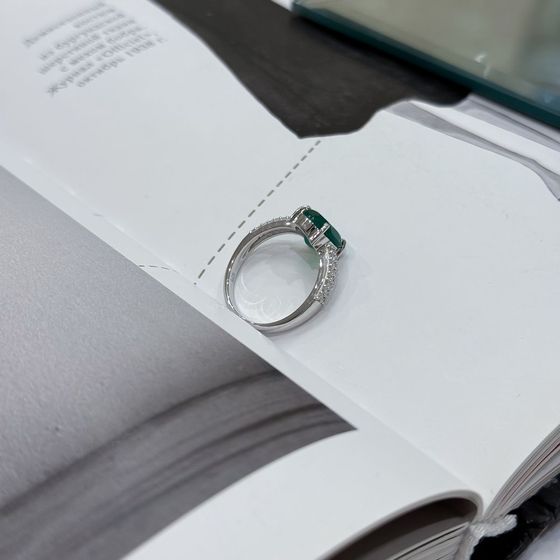 Срібна каблучка з агатом