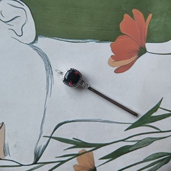 Срібна підвіска з гранатом 1.242ct