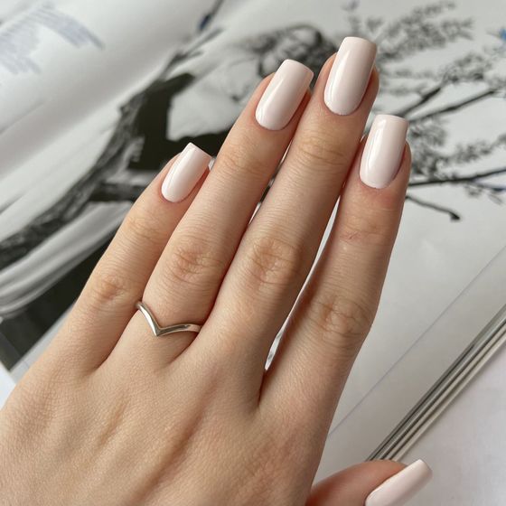 Silver ring without stones