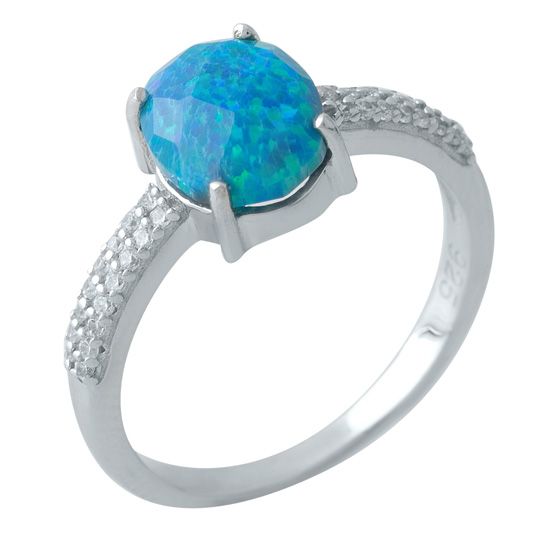 Серебряное кольцо с опалом 1.237ct