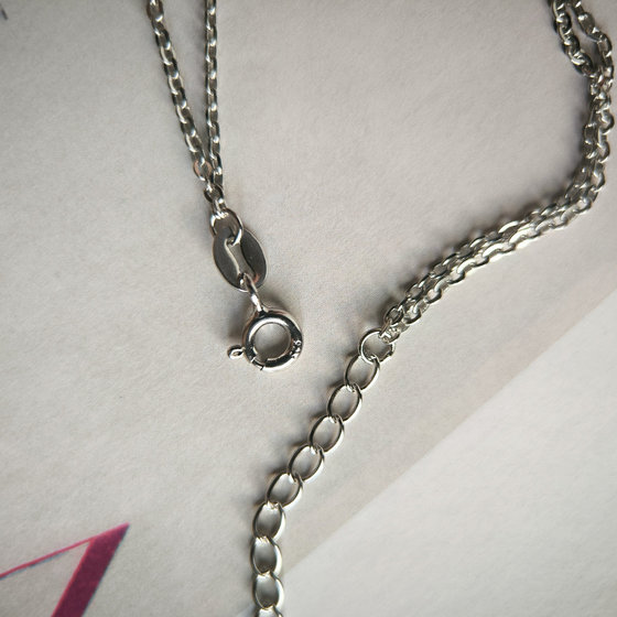 Silver bracelet with cubic zirconia