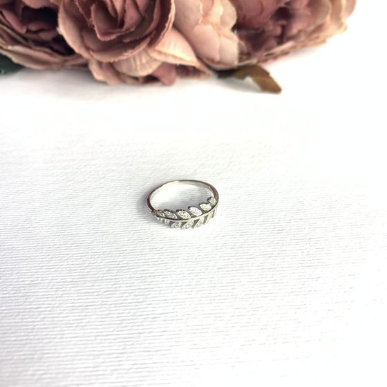 Silver Ring with Fianites