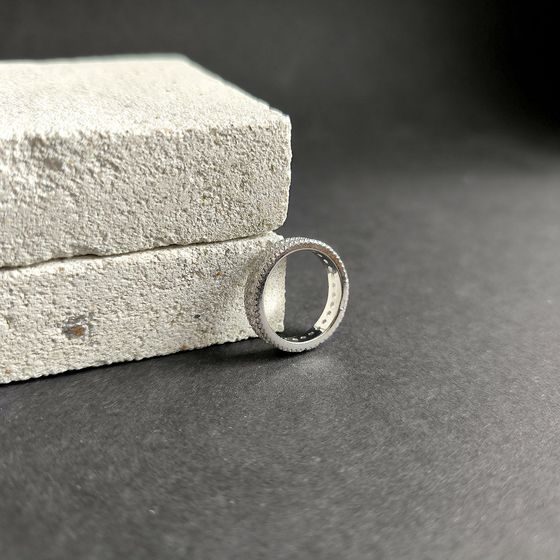 Silver Ring with Fianites