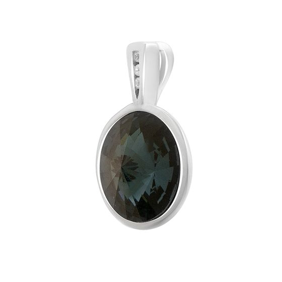 Серебряная подвеска с фианитами