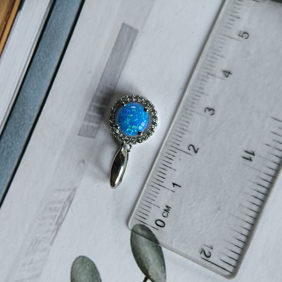 Серебряная подвеска с опалом 1.229ct
