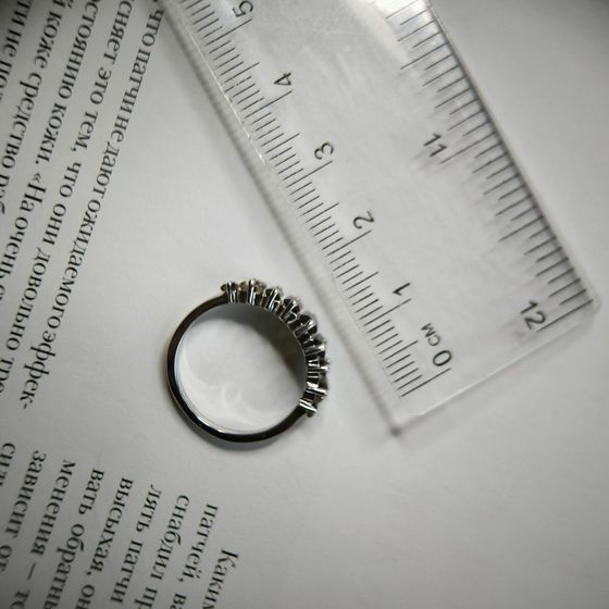 Серебряное кольцо с раухтопазом (дымчатым кварцем) 1.342ct