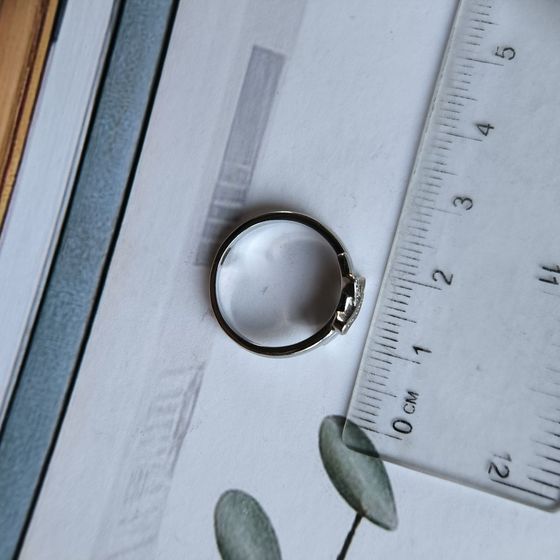 Silver Ring with Fianites