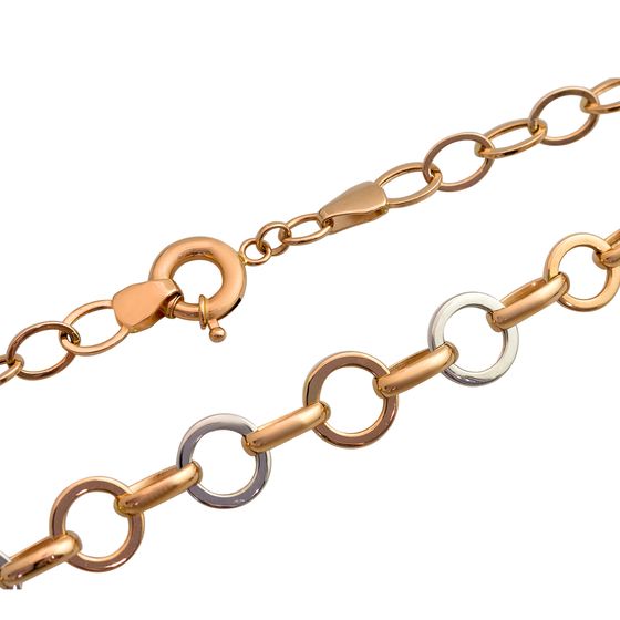 Silver necklace without stones