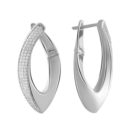 Silver earrings