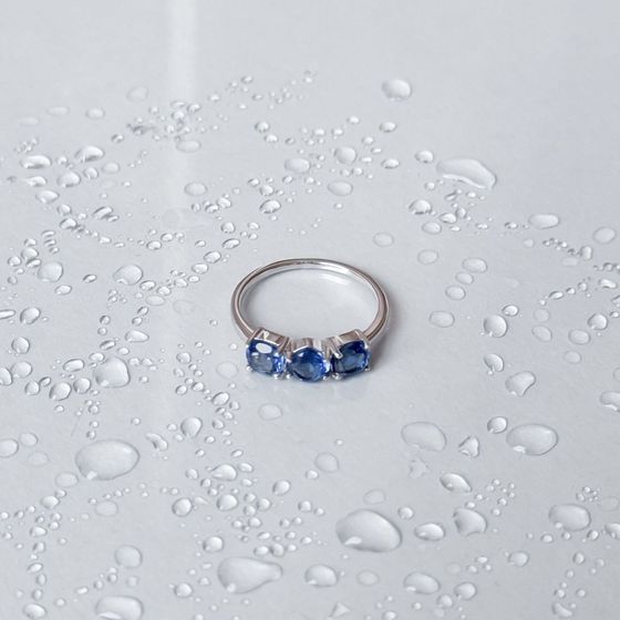 Серебряное кольцо с танзанитом nano 1.477ct