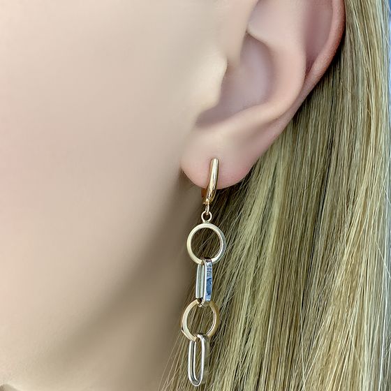 Золоті сережки без каменів