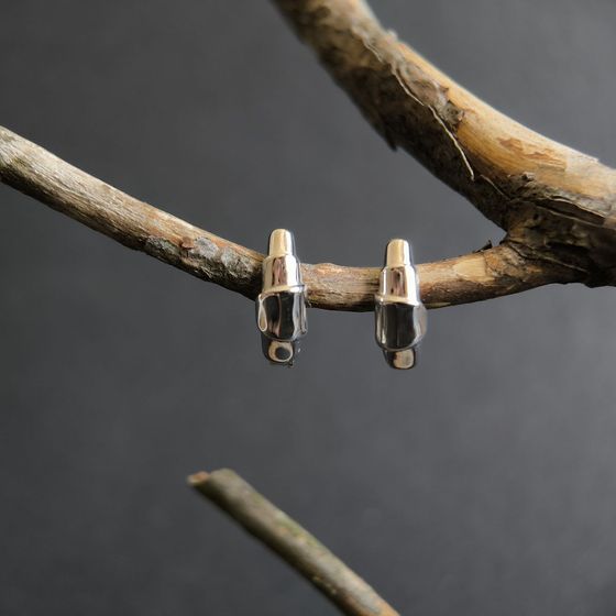 Срібні сережки без каменів