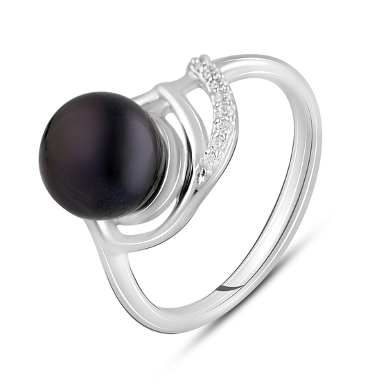 Серебряное кольцо с жемчугом 4.2ct
