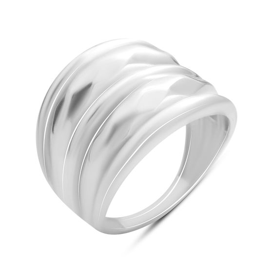 Silver ring without stones