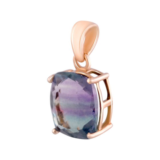 Срібна підвіска з флюоритом 5.9ct