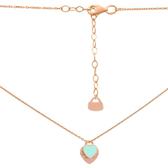 Золотое колье с емаллю