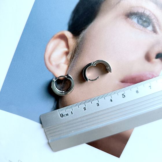 Срібні сережки з фіанітами