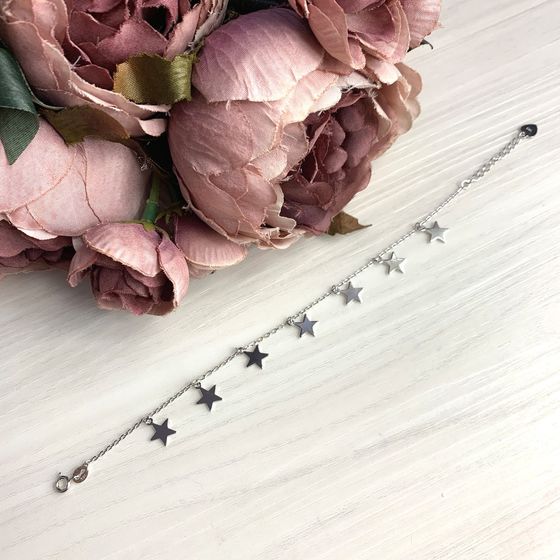 Серебряный браслет без камней