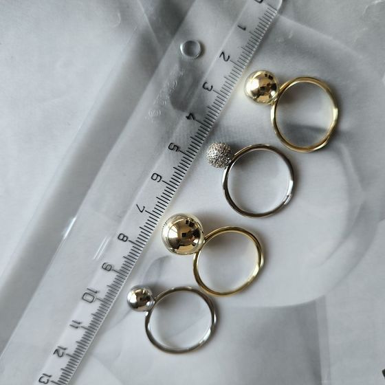 Silver Ring with Fianites