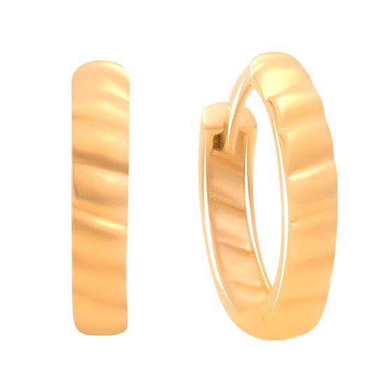 Золотые серьги без камней