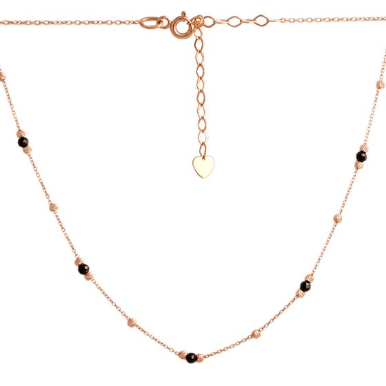 Золотое колье с шпинелью