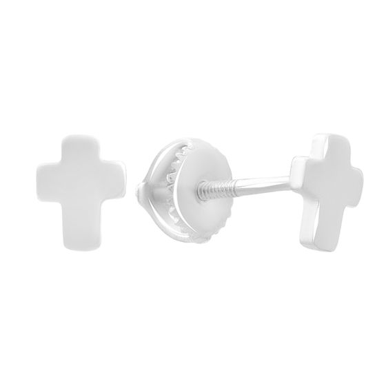 Срібні сережки без каменів