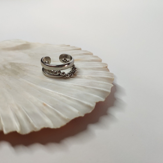 Серебряное кольцо без камней