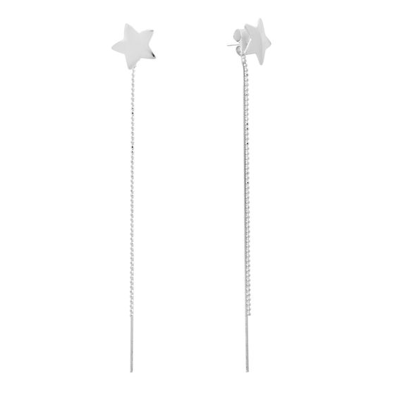 Срібні сережки без каменів