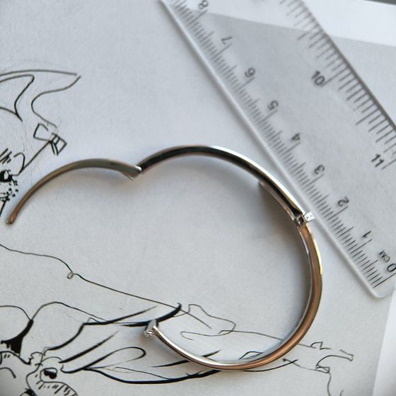 Серебряный браслет с фианитами