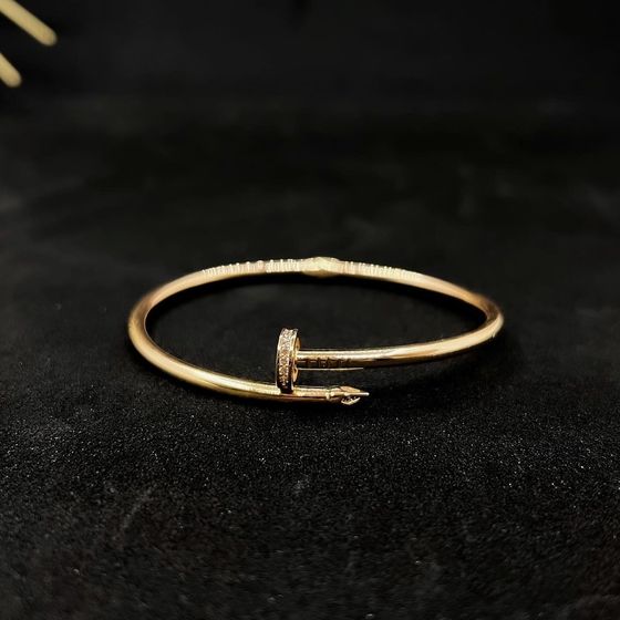 Золотий браслет з фіанітами 0.22ct