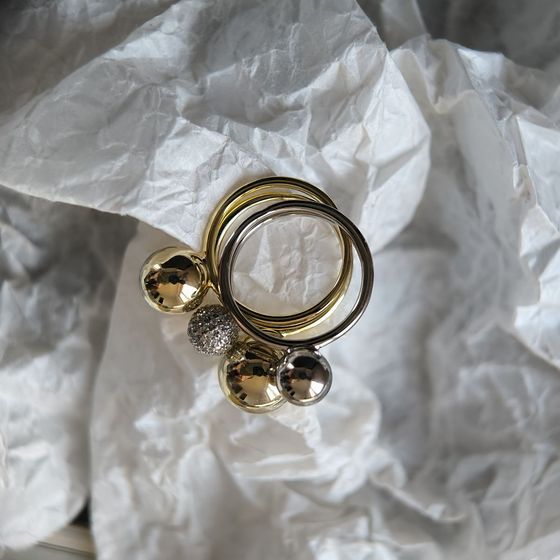 Silver Ring with Fianites