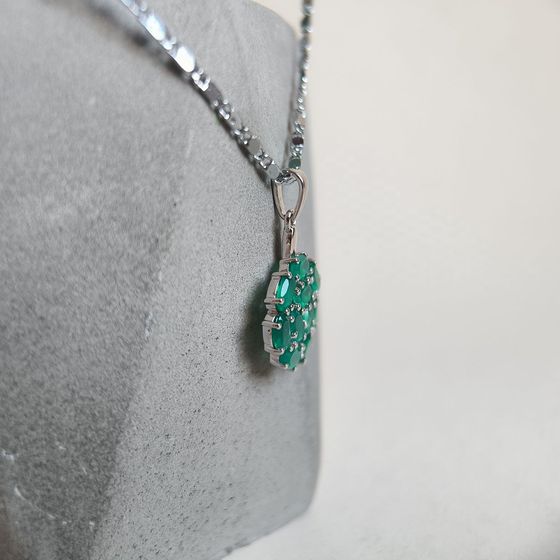 Серебряная подвеска с агатом 1.937ct