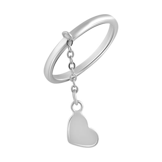 Silver ring without stones